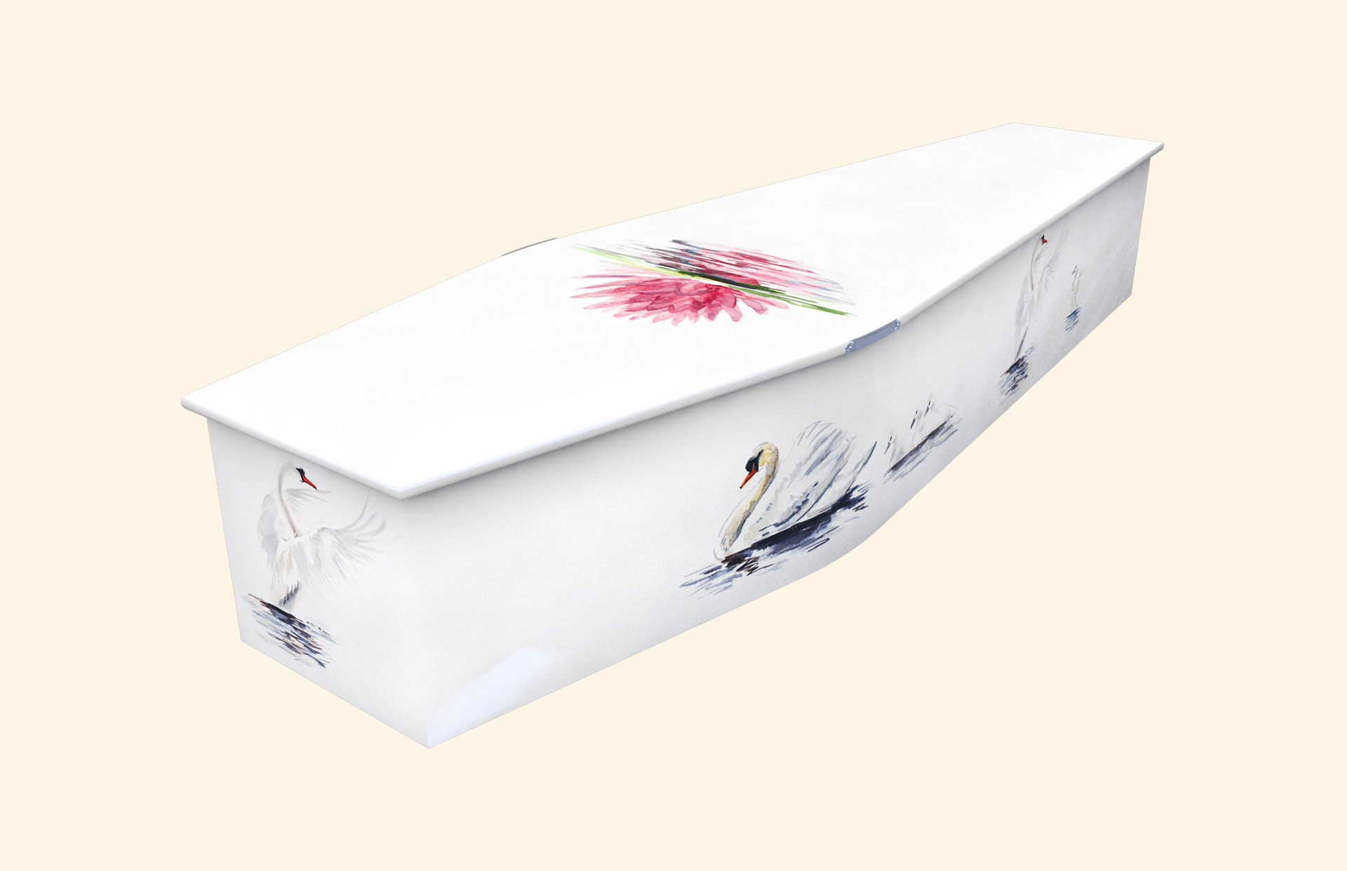 Swan Song traditional coffin